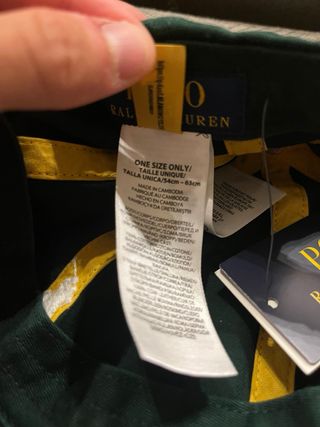 Berretto Polo Ralph Lauren verde