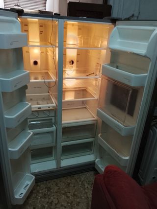 Nevera doble puerta usada marca teka