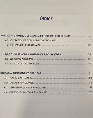 Repasando las matemáticas. 1.2 Educación Secundari