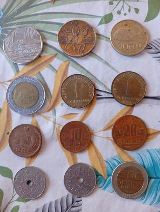 Monedas antiguas: 11 piezas