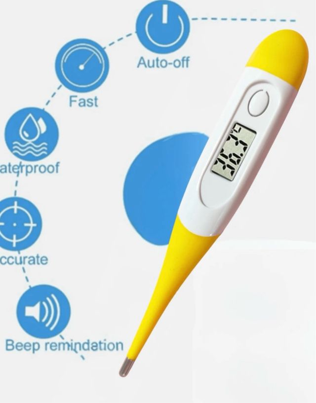 Termómetro digital - Rápido y preciso colpr rosa