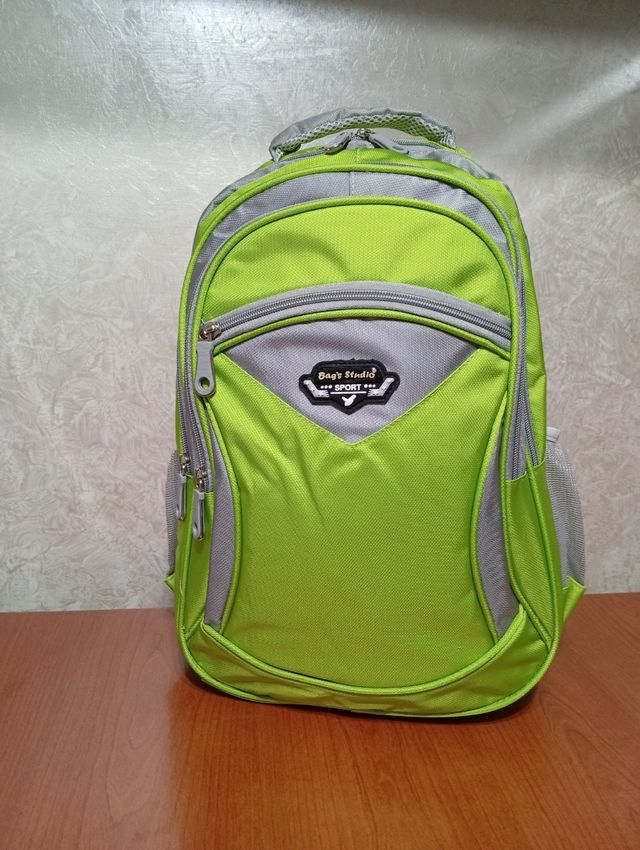 Zaino Bag's Studio verde-grigio