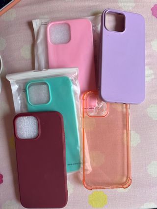 Fundas iPhone 13 Pro Max - 5 unidades