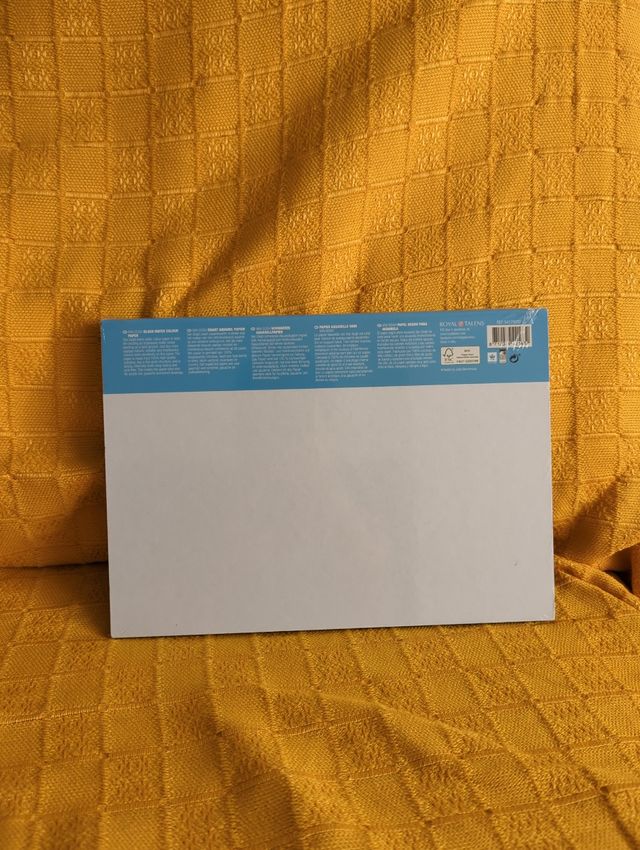 Papel acuarela negro Van Gogh (12 hojas)