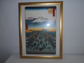 Suruga Cho Cuadro giapponese con vetro