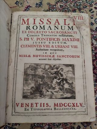 Messale Romano 1745 - Venezia