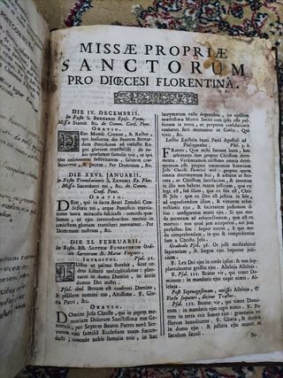 Messale Romano 1745 - Venezia