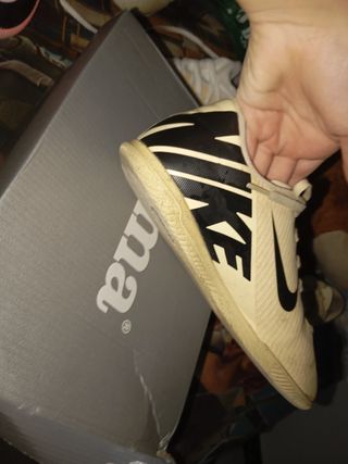 Zapatillas Nike fútbol sala blancas