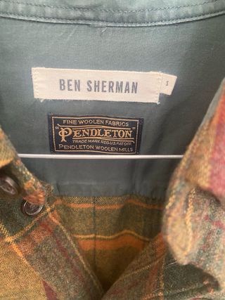 Camisa Pendleton cuadros lana S