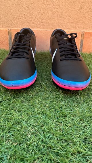 Botas Nike Fútbol - Negras/Azules