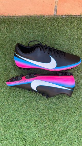Botas Nike Fútbol - Negras/Azules