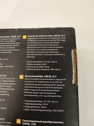 Inversor Sinusoidal Dometic DSP 412 - 350W