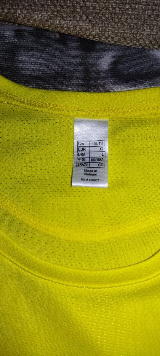 Camiseta Kalenji técnica L amarilla