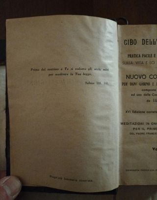 Antichi libri religiosi 