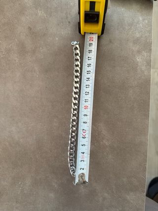 Pulsera acero - Cadena cubana