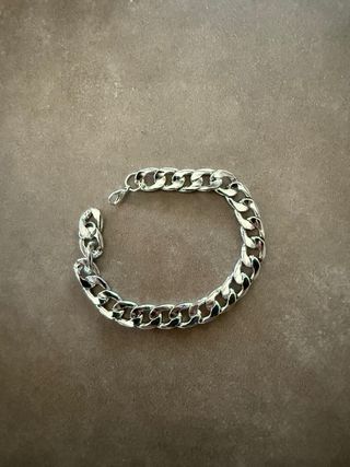Pulsera acero - Cadena cubana