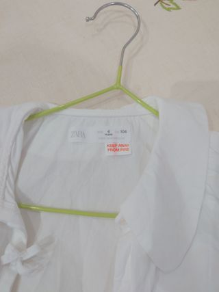 Camisa Zara niña 4 años