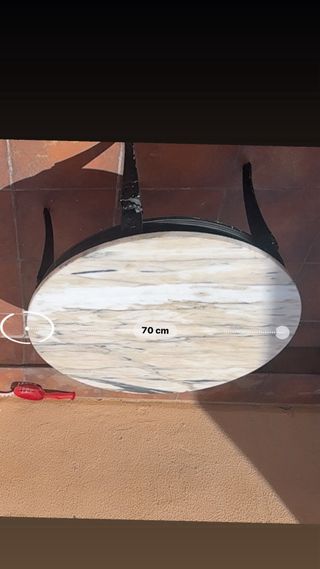 Mesa mármol antigua - Clásica