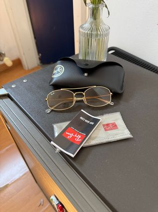 Ray-Ban Occhiali da Sole - Marroni/Oro
