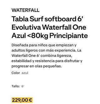Tabla Surf 6'0 Waterfall