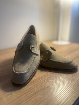 Mocasines Christian Louboutin Beige