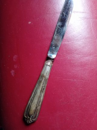 Posate argento antiche - 5 forchette, 5 coltelli .