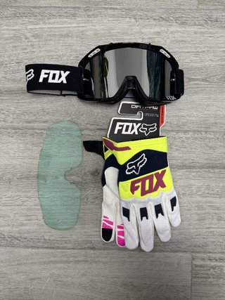 Pack FOX: Gafas + Guantes + Lente Extra 172