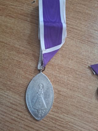 2 Medallas Virgen del Pilar