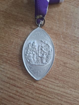 2 Medallas Virgen del Pilar