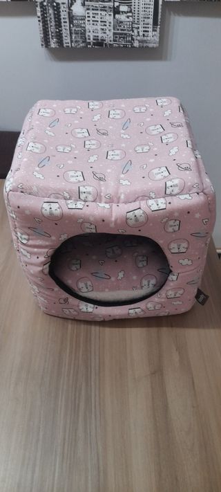 Cama Gato Rosa -  Nueva