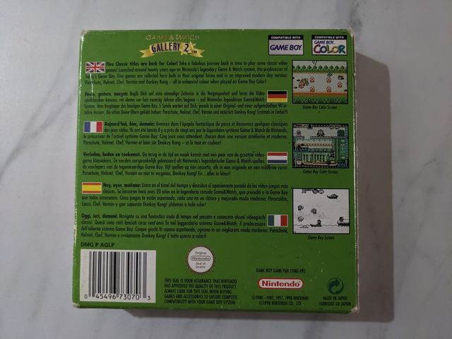 Galeria de Jogos e Relógios 2 - Game Boy Color