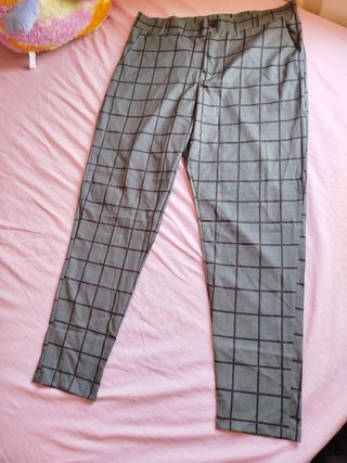 Pantalones de cuadros hombre