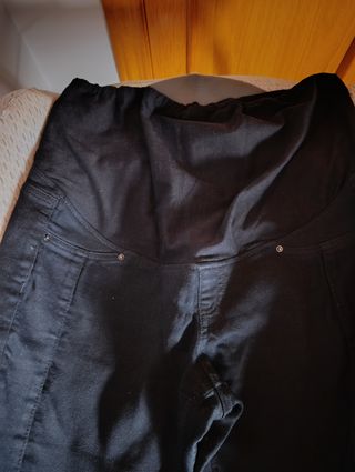 Pantalones premamá negros