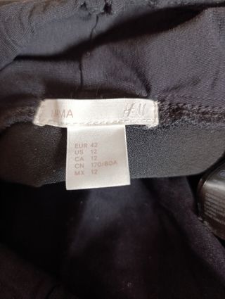 Pantalones premamá negros