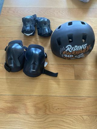 2 Skates NKX + Equipamiento Protección