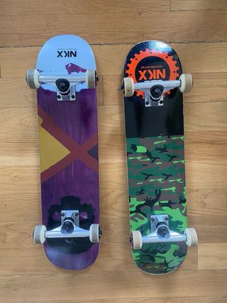 2 Skates NKX + Equipamiento Protección