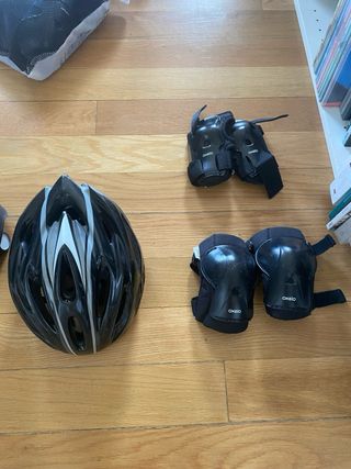 2 Skates NKX + Equipamiento Protección