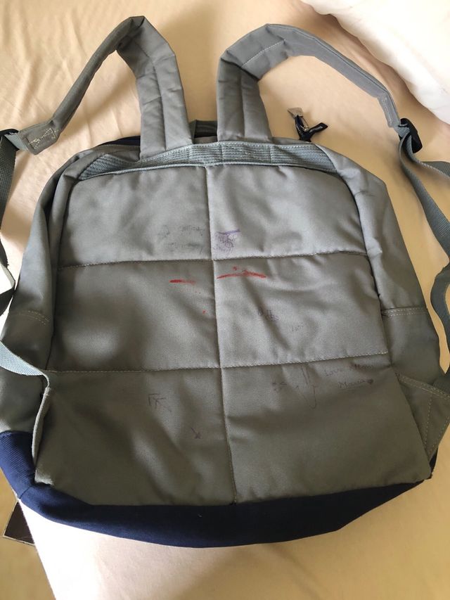 Mochila Reebok gris-azul