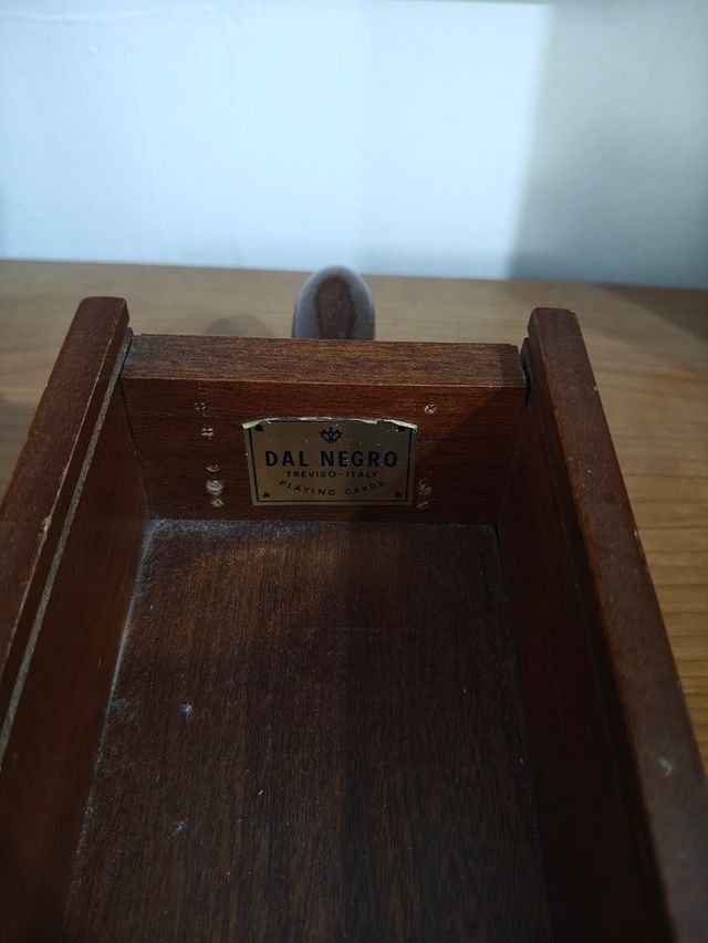 Scatola portacarte Dal Negro - Sabot in legno