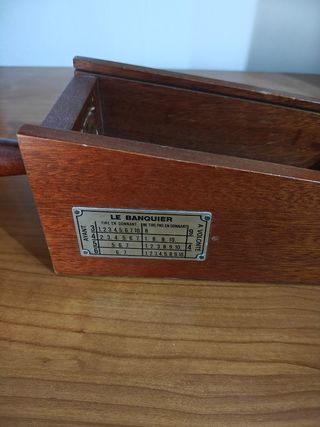 Scatola portacarte Dal Negro - Sabot in legno