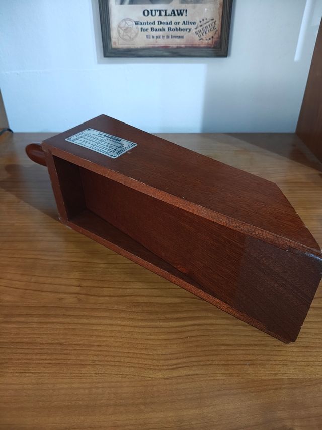 Scatola portacarte Dal Negro - Sabot in legno