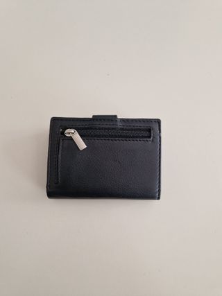 Portafoglio uomo pelle nero Tagun NUOVO