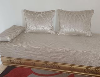 Fundas sofá terciopelo beige