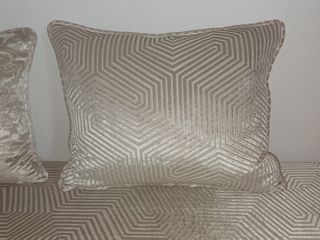 Fundas sofá terciopelo beige