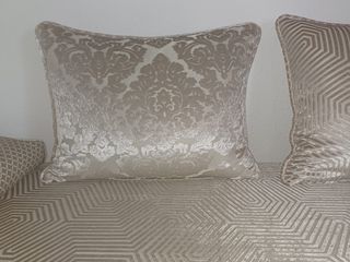 Fundas sofá terciopelo beige