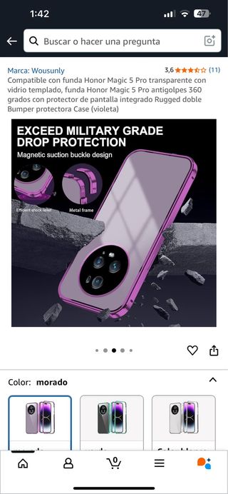 Funda Honor Magic 5 Pro - Wousunly