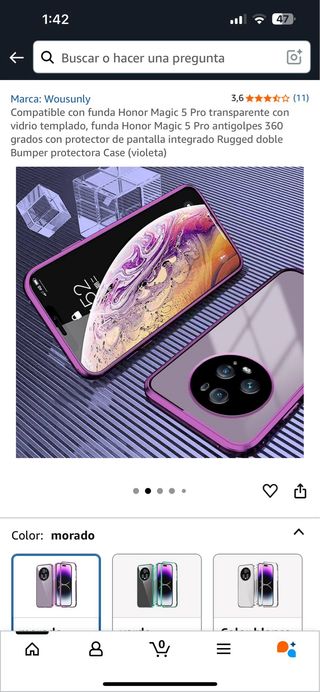 Funda Honor Magic 5 Pro - Wousunly