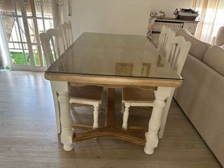 Mesa Comedor Pino Macizo 4 Sillas