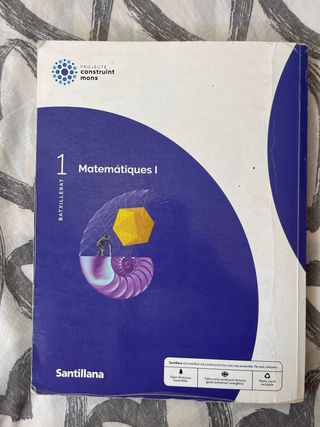 MATEMATIQUES I 1BTX CONSTRUINT MONS