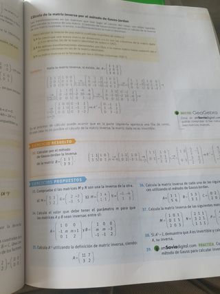 Matemáticas II. 2 Bachillerato. Savia